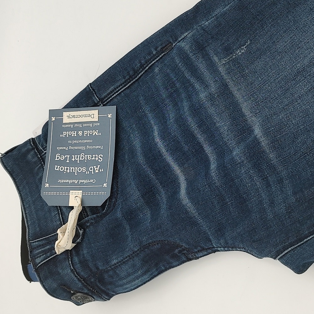 Democracy Ab Solution Jeans Distressed Size 4 Blue NWT - Picture 2 of 15